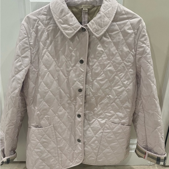 Burberry Women's Quilted Jacket - Light Pink - Picture 1 of 3
